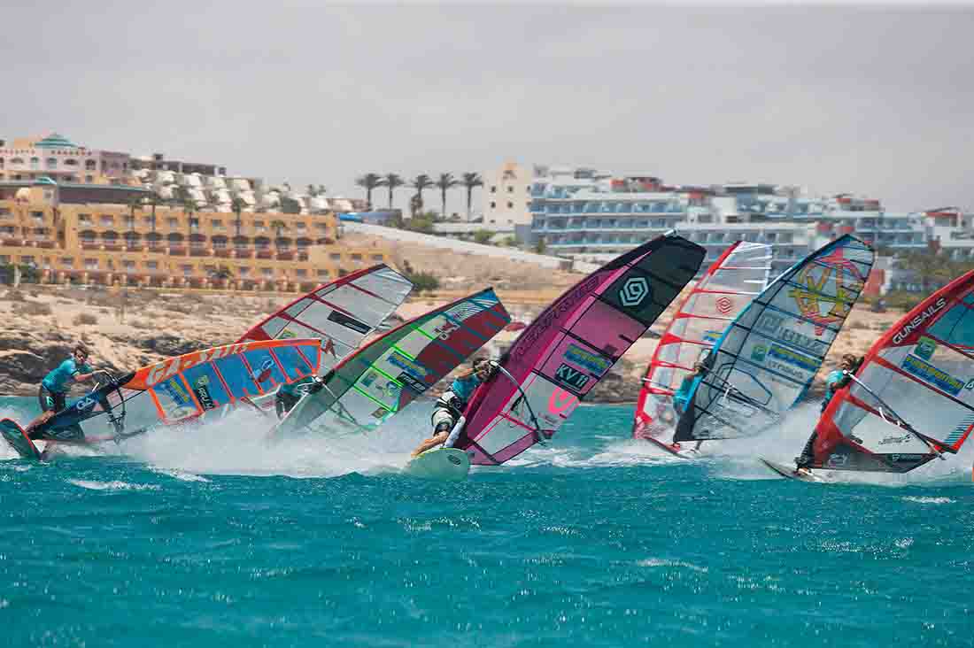 Slalom Rennen in Fuerteventura